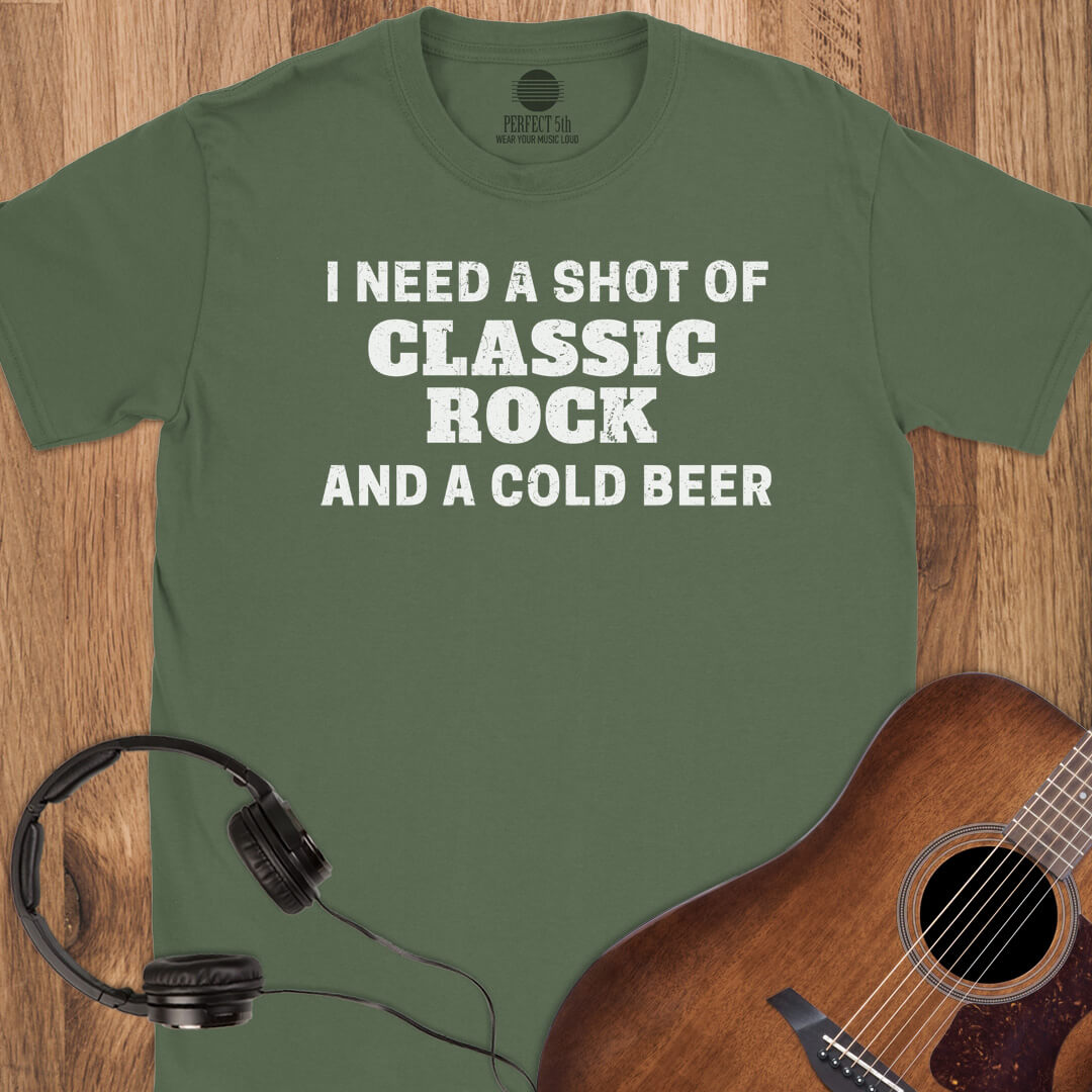 Shot of Classic Rock T-Shirt