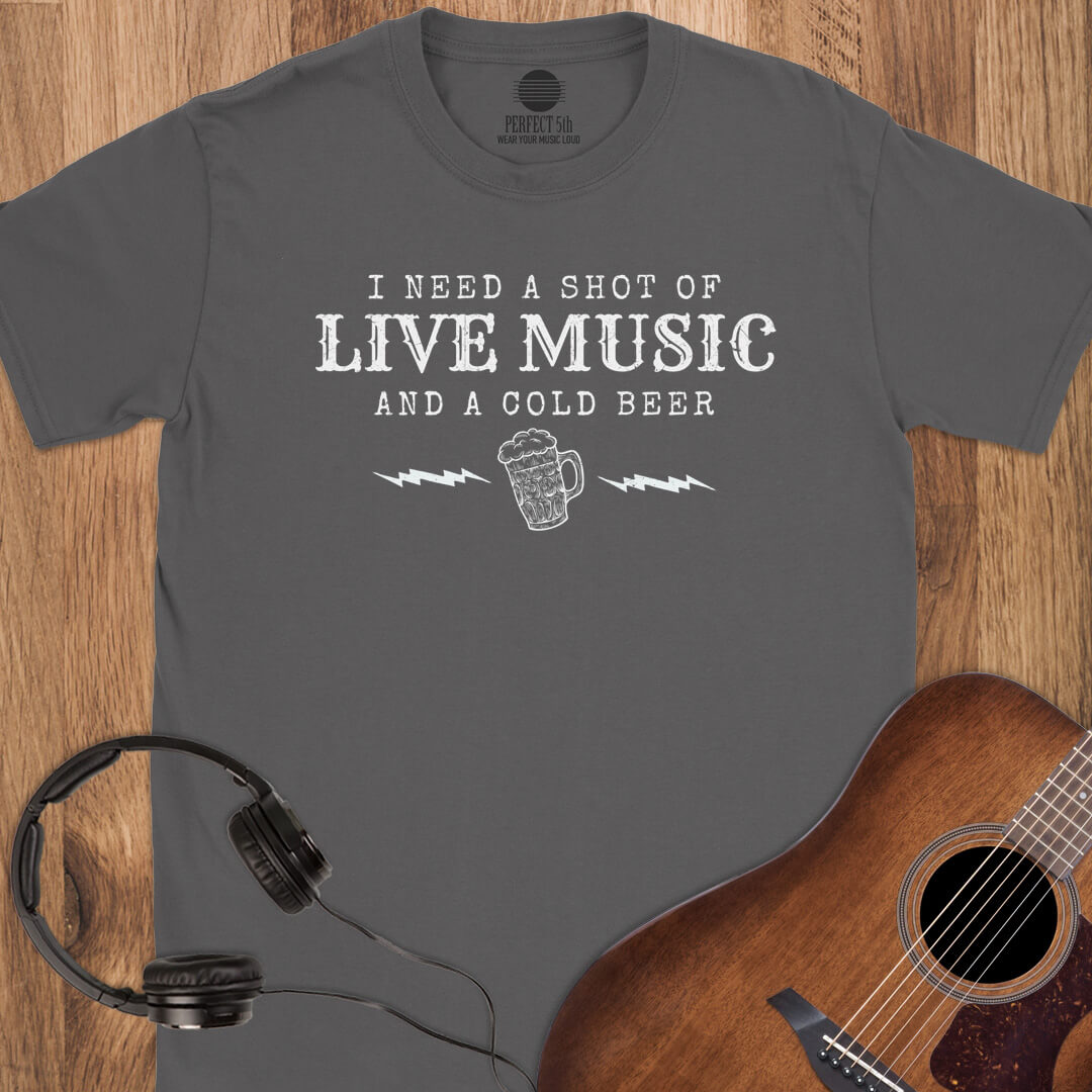 Shot of Music & Beer T-Shirt