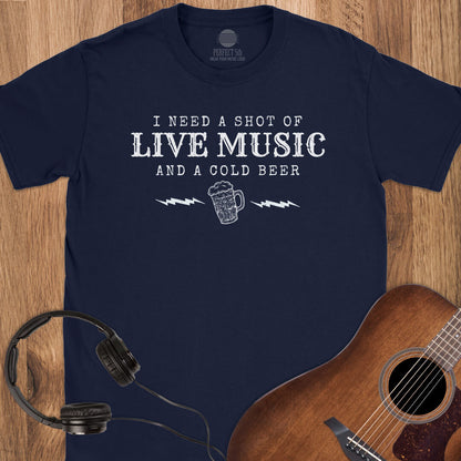 Shot of Music & Beer T-Shirt