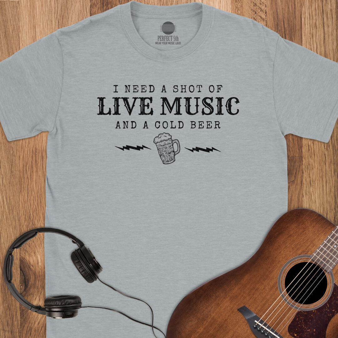 Shot of Music & Beer T-Shirt