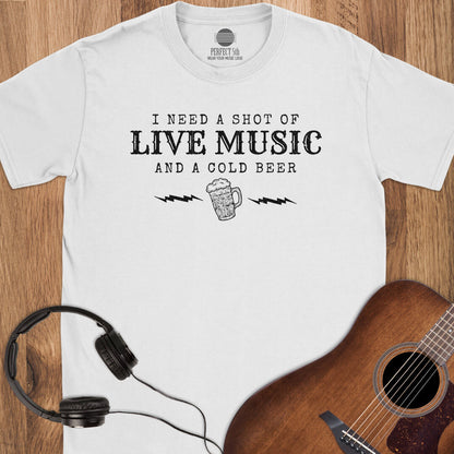 Shot of Music & Beer T-Shirt