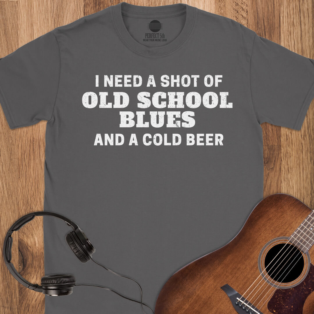 Shot of Old School Blues T-Shirt