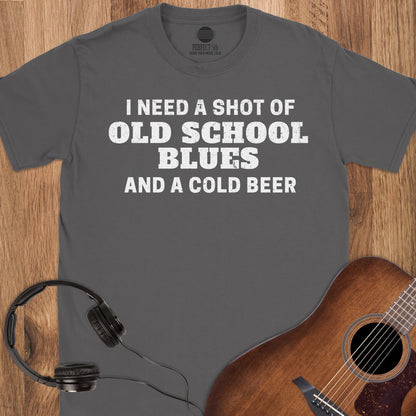 Shot of Old School Blues T-Shirt