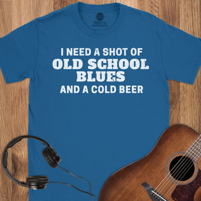 Shot of Old School Blues T-Shirt