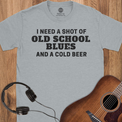 Shot of Old School Blues T-Shirt