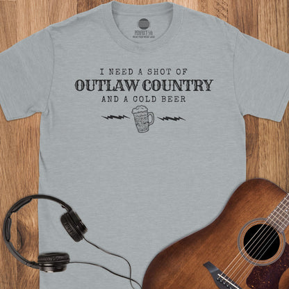 Shot of Outlaw Country T-Shirt
