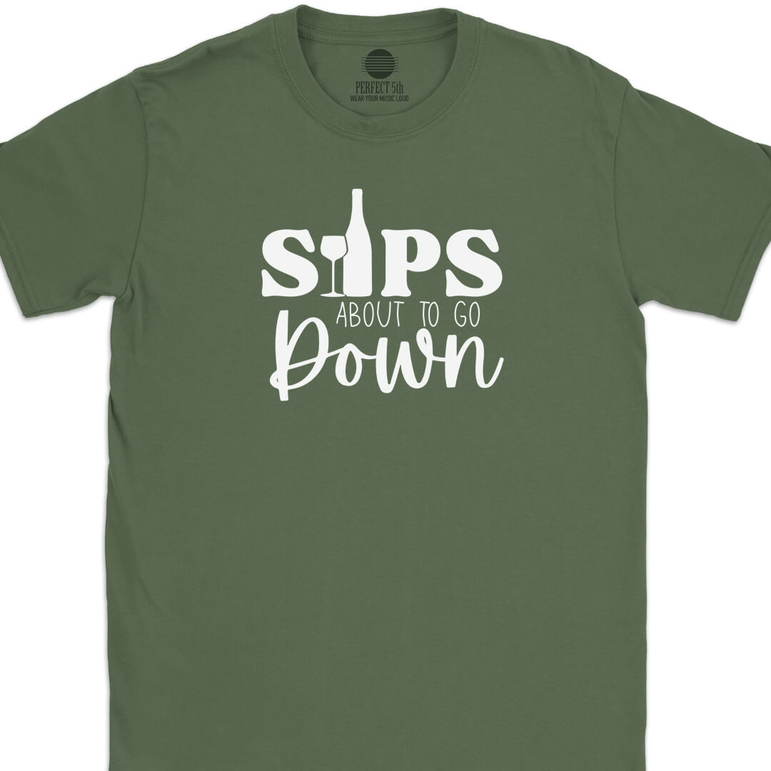 Sips Down T-Shirt