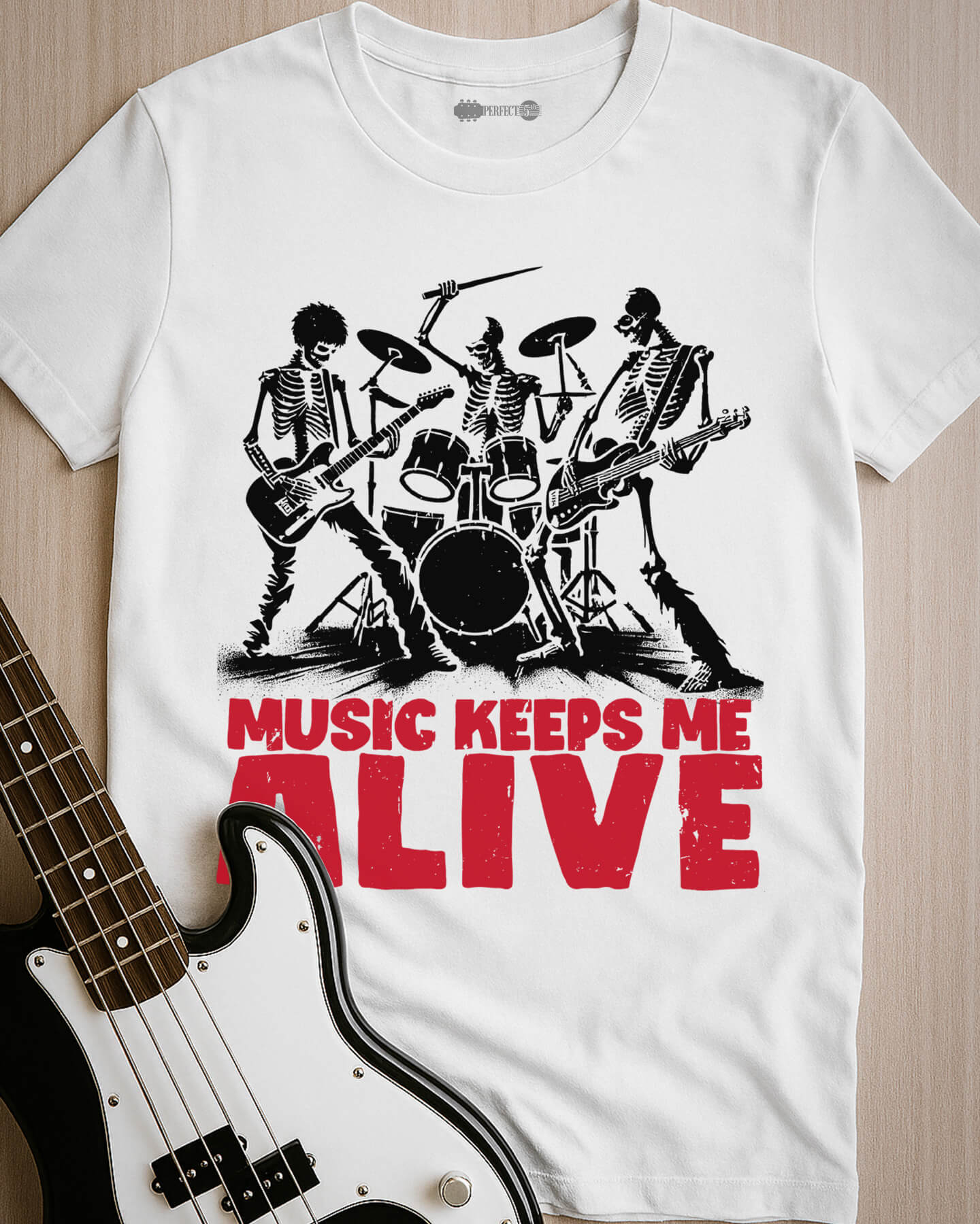 Skeleton Rock Revival T-Shirt