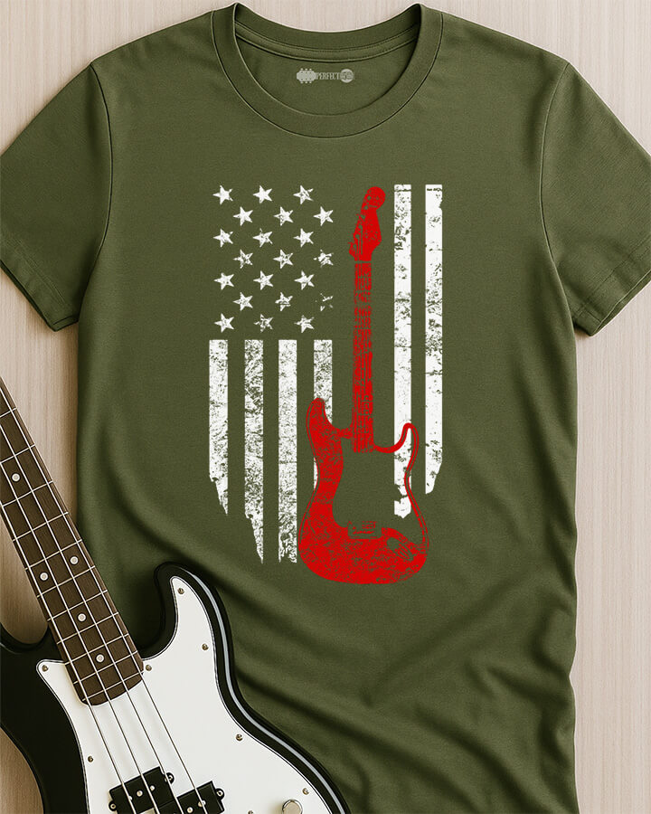 Stars, Stripes & Six Strings T-Shirt