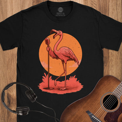 Sunset Serenade Flamingo T-Shirt