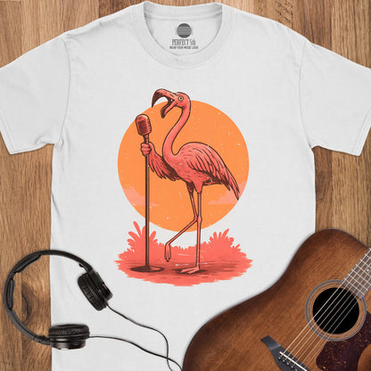 Sunset Serenade Flamingo T-Shirt
