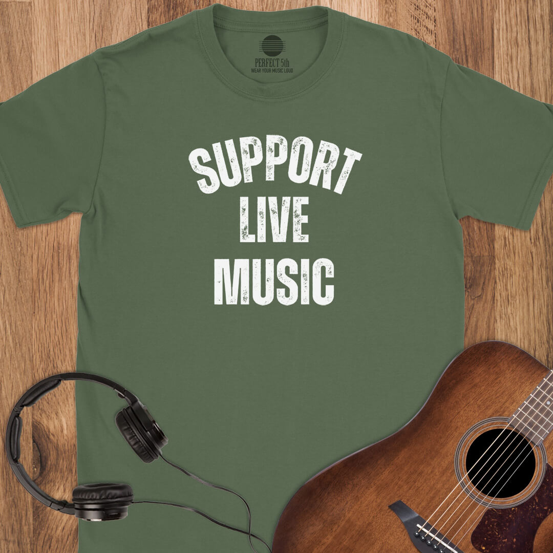 Support Live Music T-Shirt