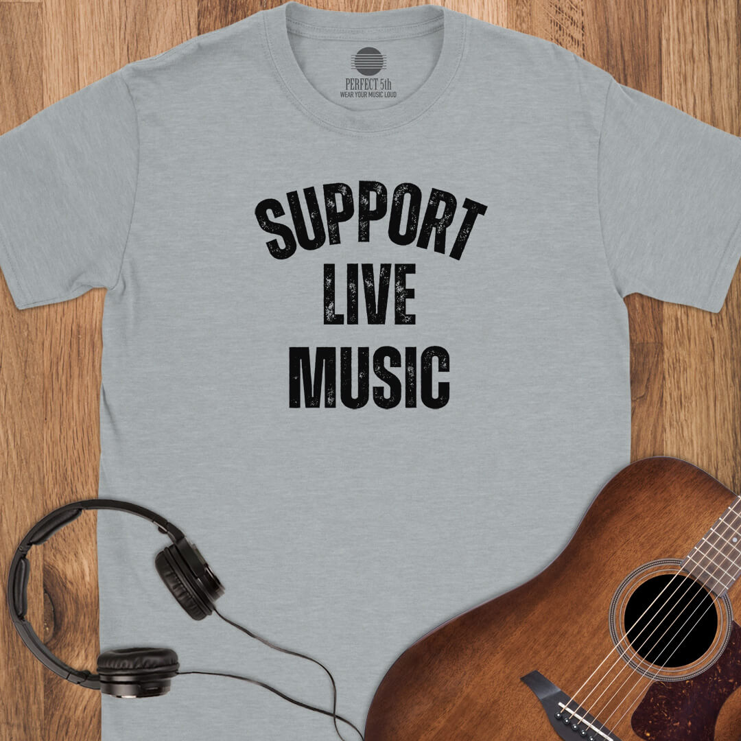 Support Live Music T-Shirt