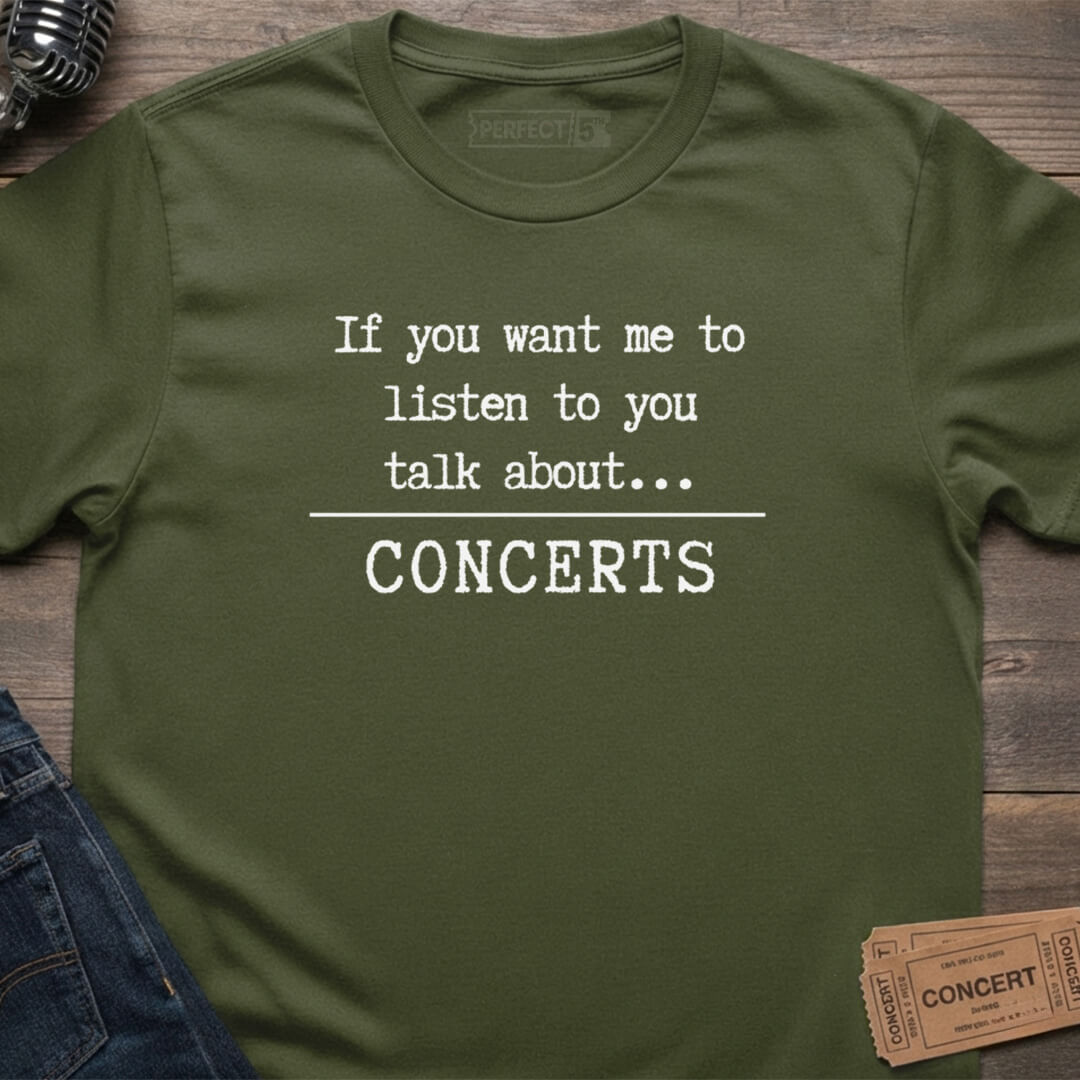 TALK CONCERTS T-SHIRT