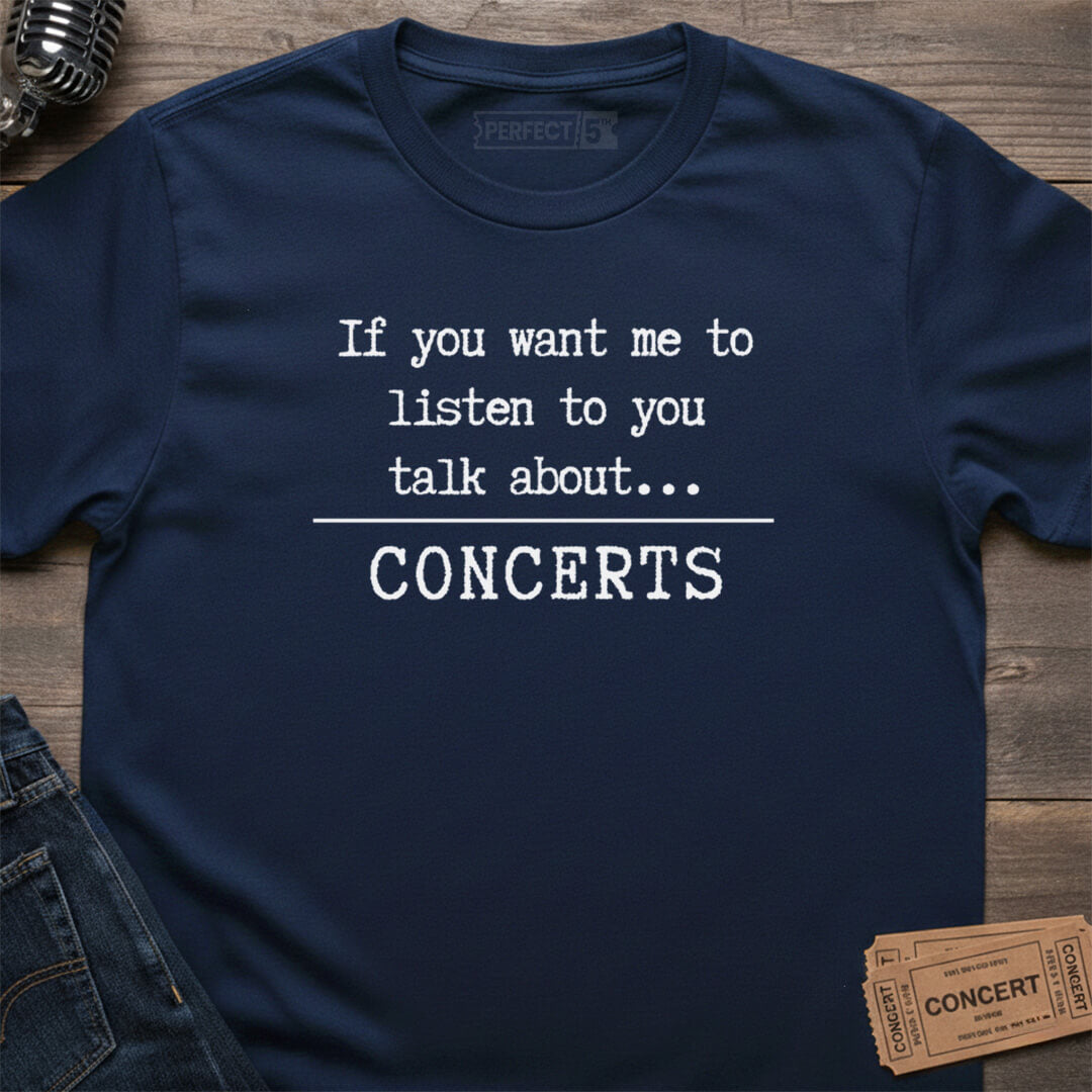 TALK CONCERTS T-SHIRT