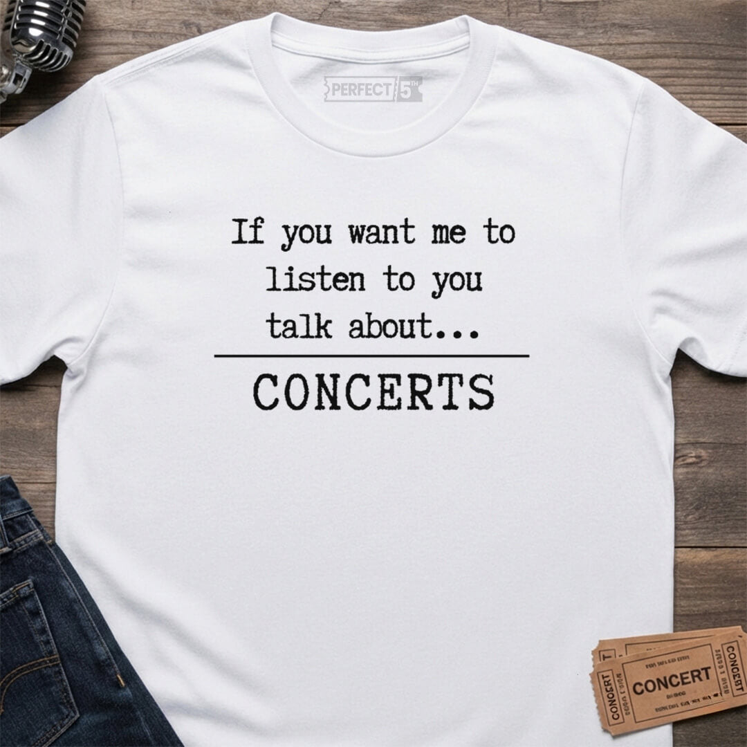 TALK CONCERTS T-SHIRT