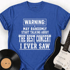 THE BEST CONCERT T-SHIRT
