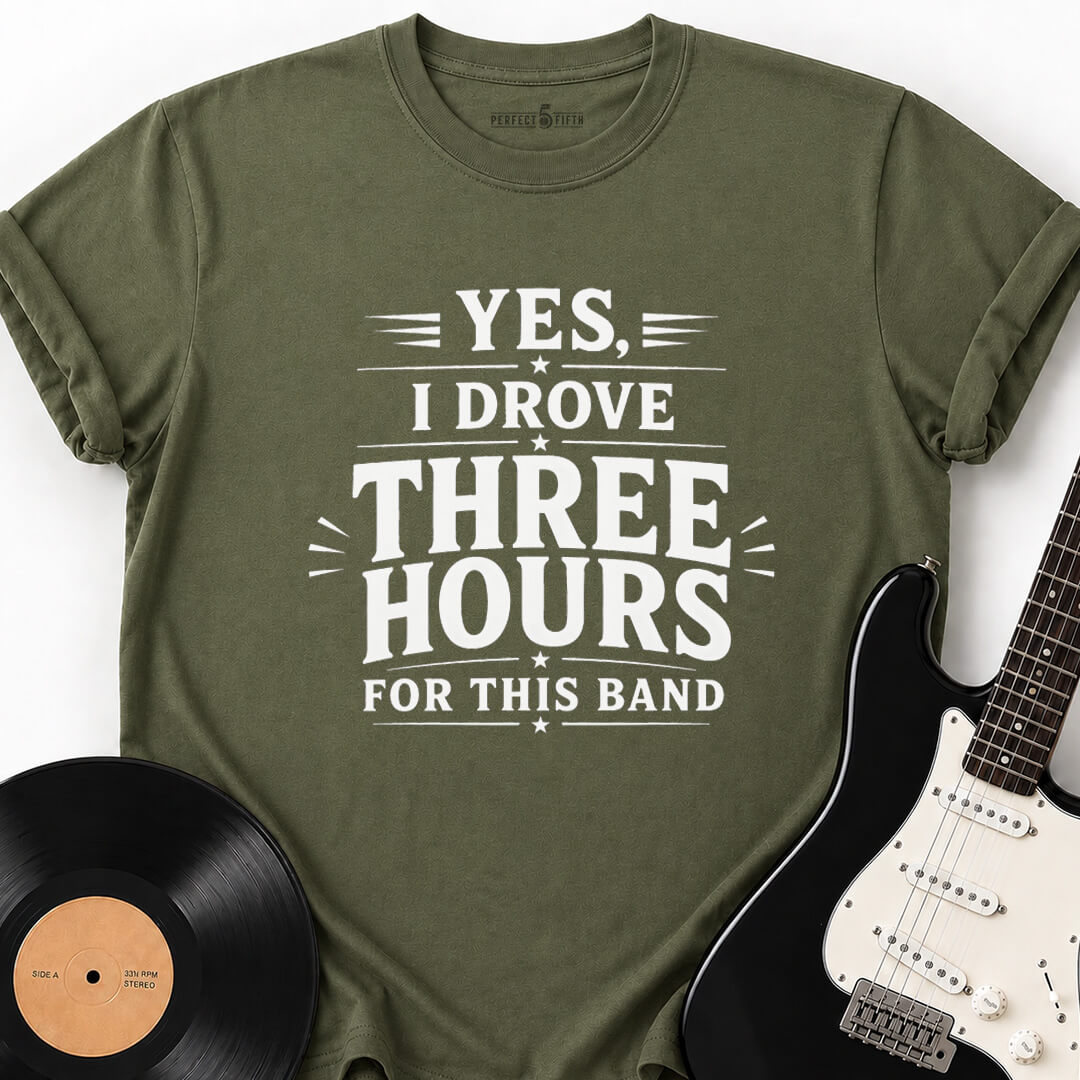 THREE HOURS T-SHIRT