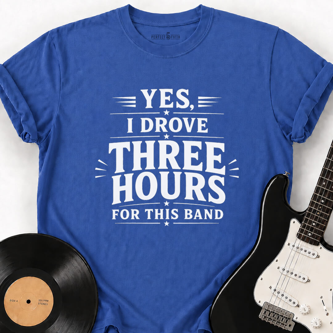 THREE HOURS T-SHIRT