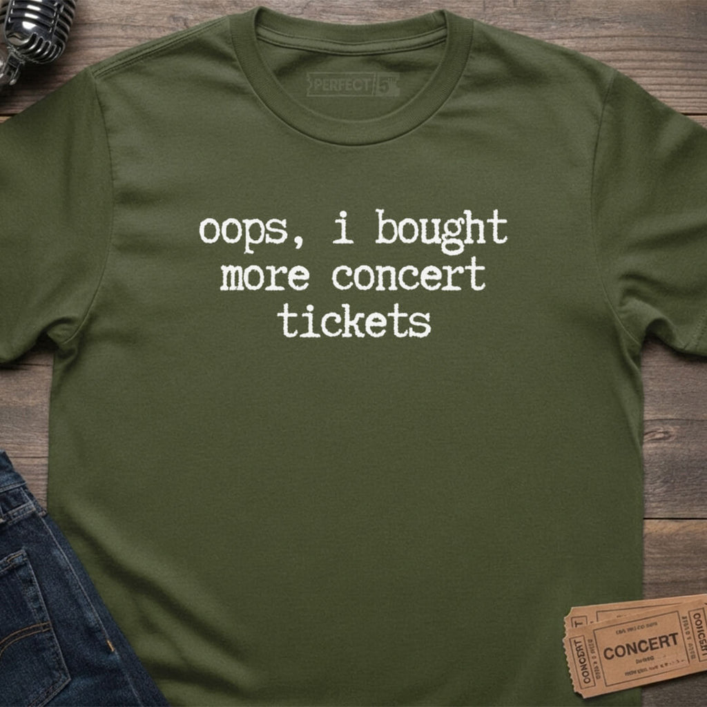 TICKET REGRETS T-SHIRT