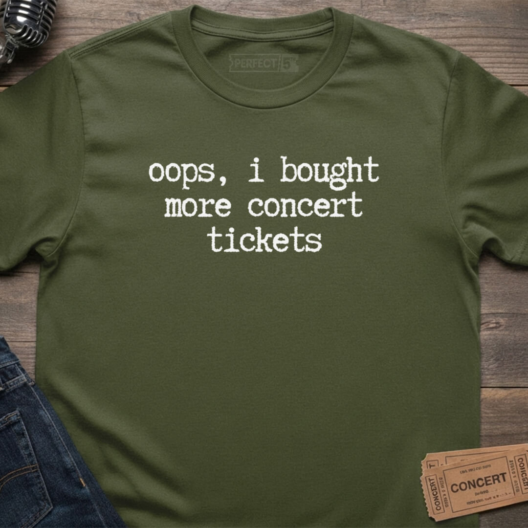 TICKET REGRETS T-SHIRT