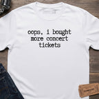TICKET REGRETS T-SHIRT