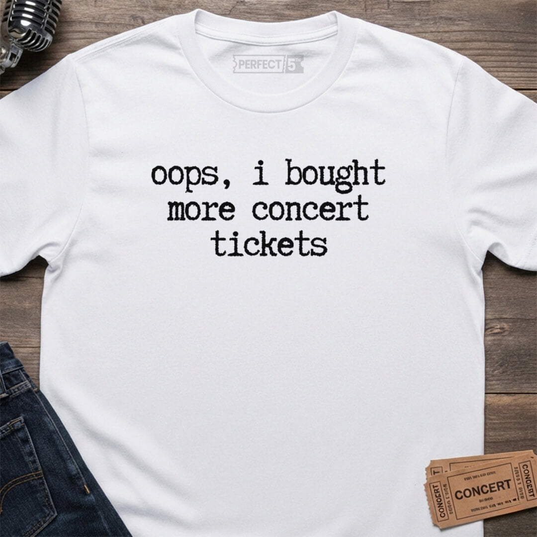 TICKET REGRETS T-SHIRT