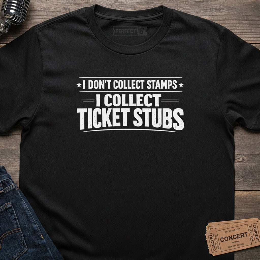 TICKET STUB COLLECTOR T-SHIRT