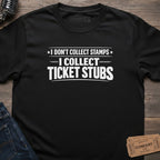 TICKET STUB COLLECTOR T-SHIRT