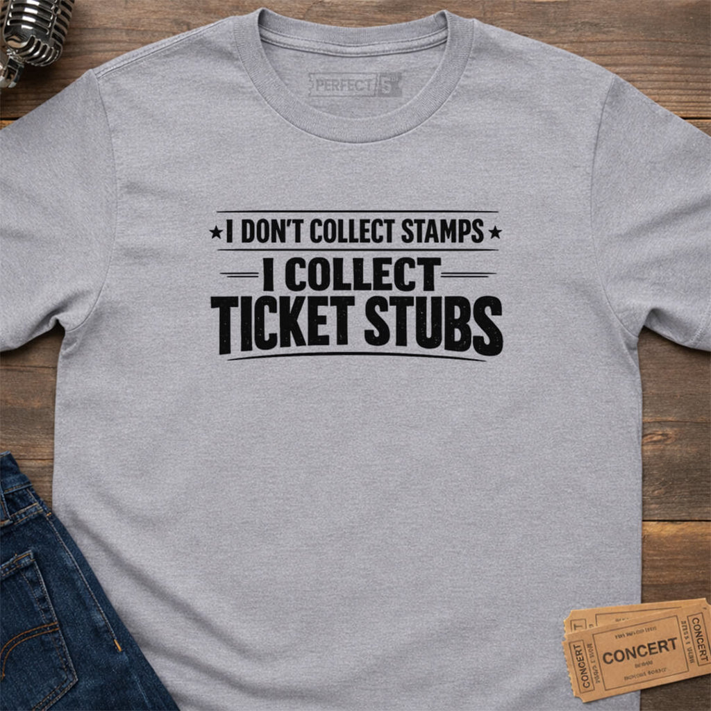 TICKET STUB COLLECTOR T-SHIRT