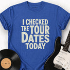 TOUR DATES CHECKED T-SHIRT