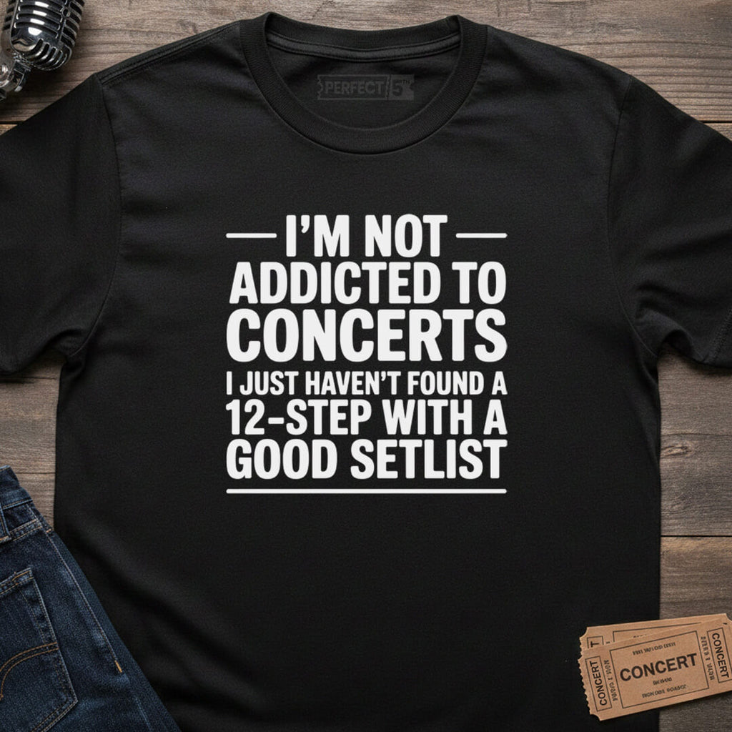 TWELVE STEP SETLIST T-SHIRT