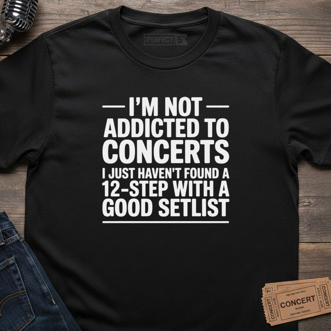 TWELVE STEP SETLIST T-SHIRT