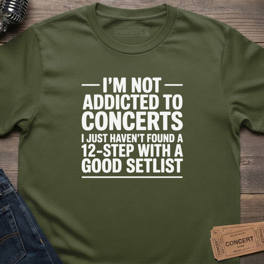 TWELVE STEP SETLIST T-SHIRT