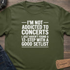 TWELVE STEP SETLIST T-SHIRT