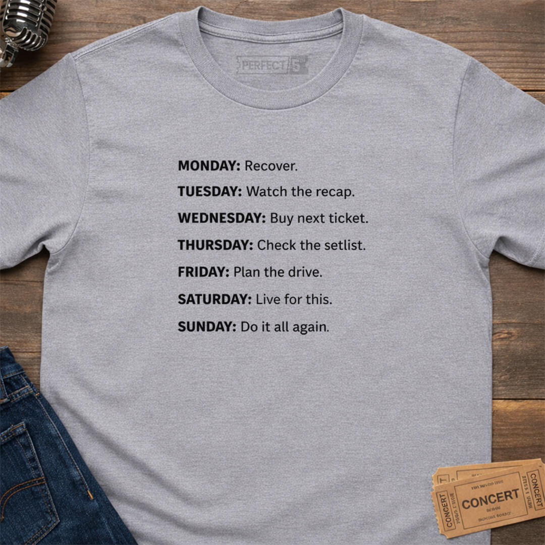 WEEKLY TOUR LIFE T-SHIRT