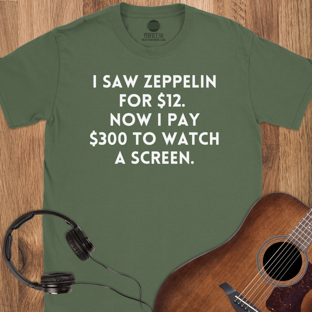 Zeppelin to Screens T-Shirt